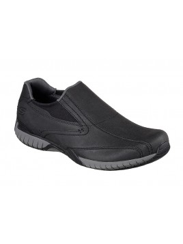 Mocasín Negro Piel Tallas Grandes  5287SK