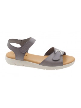 Sandalia Sport Gris Piel Tallas Grandes 9963BZ