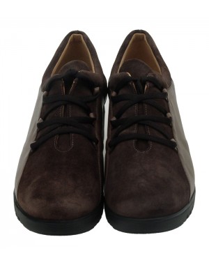 Zapato Sport Bicolor Piel-Ante Tallas Grandes 585EPS