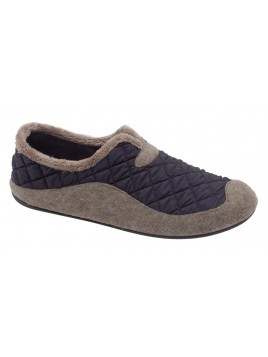 Zapatilla Cerrada Gris Oscuro Tallas Grandes 8970GZ