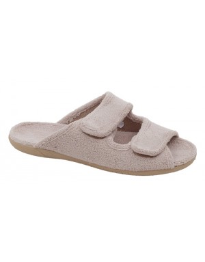 Zapatilla Velcro Beige Tallas Grandes 8761AL