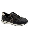 Sneakers Negro Piel Tallas Grandes IN7RZ