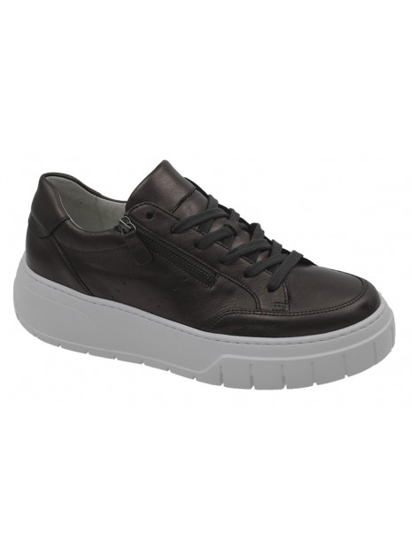 Sneakers Antracita Piel Tallas Grandes 220GA