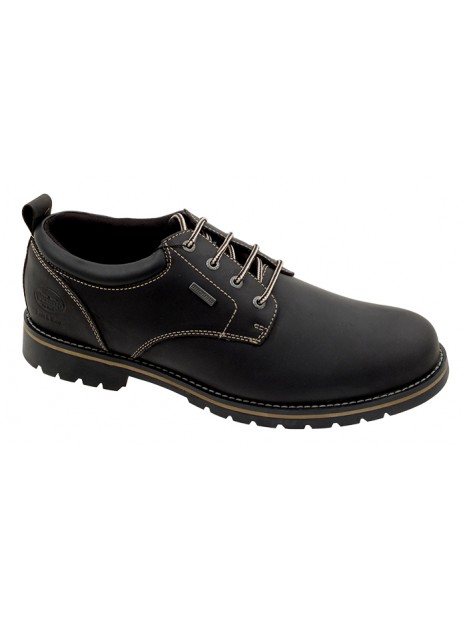 Zapato Sport Negro Piel Tallas Grandes 53WIDO