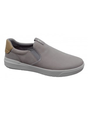 Slip On Gris Claro Nobuk Tallas Grandes A511TI