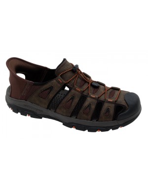 Sandalia Slip-In Chocolate Tallas Grandes SK45