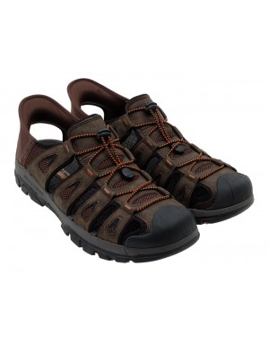 Sandalia Slip-In Chocolate Tallas Grandes SK45