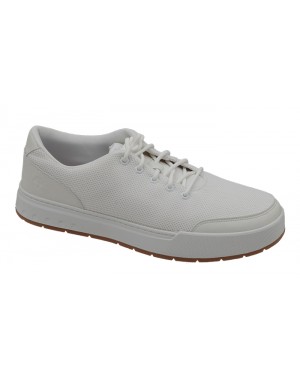 Sneakers Blanca Textil-Piel Tallas Grandes A558TI