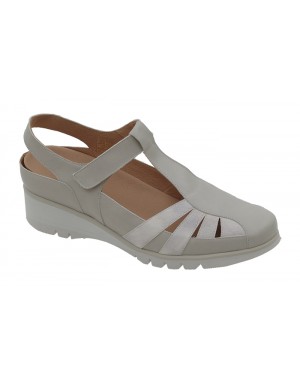 Sandalia Perla Piel Tallas Grandes 0663PS