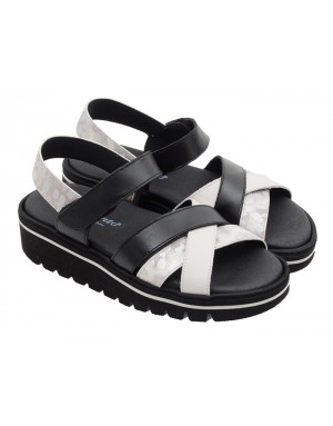 Sandalia Tricolor Piel Tallas Pequeñas 0784PPS