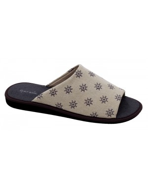 Zapatilla Gris Oscuro Timones Tallas Grandes 375GZ