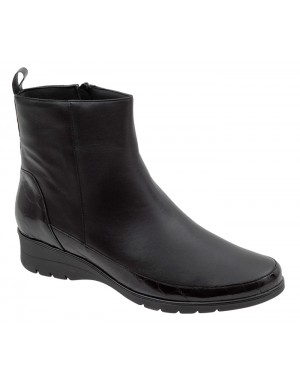 Botín Sport Negro Piel Tallas Grandes 5872PS