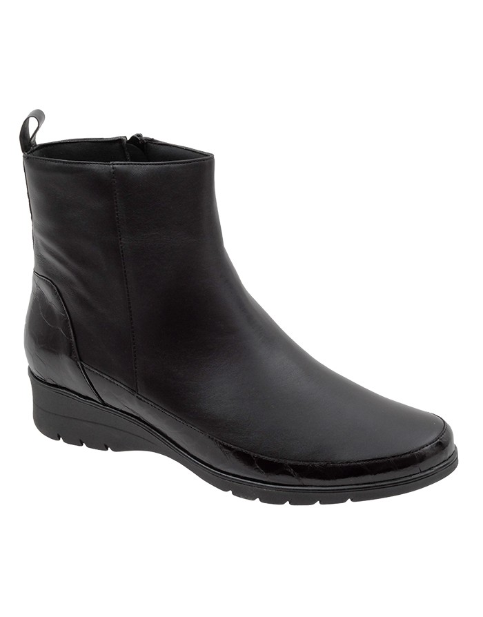Botín Sport Negro Piel Tallas Grandes 5872PS