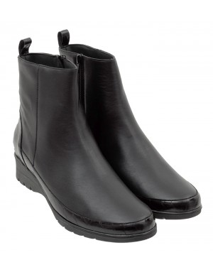 Botín Sport Negro Piel Tallas Grandes 5872PS