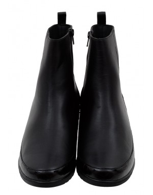 Botín Sport Negro Piel Tallas Grandes 5872PS