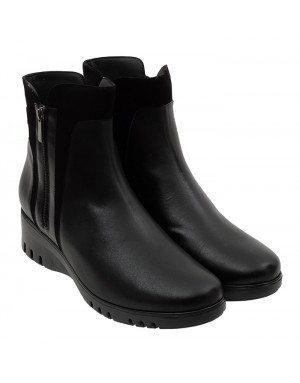 Botín Sport Negro Piel Tallas Grandes 5905PS