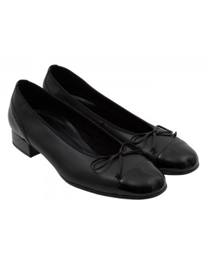 Bailarina Negra Piel-Charol Tallas Grandes 032GA