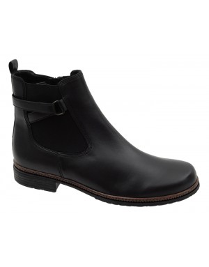 Botín Sport Negro Piel Tallas Grandes 670GA