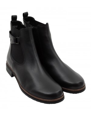 Botín Sport Negro Piel Tallas Grandes 670GA