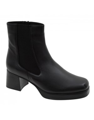 Botín Chelsea Negro Piel Tallas Grandes 5505PS