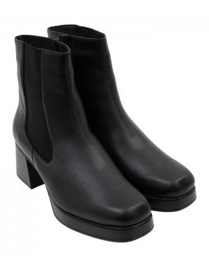 Botín Chelsea Negro Piel Tallas Grandes 5505PS