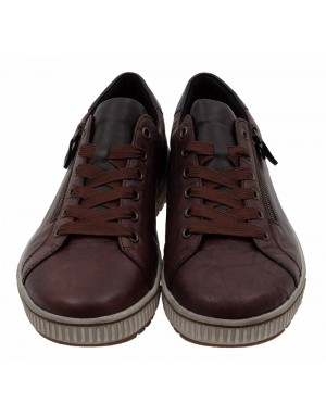 Sneakers Marrón Piel Tallas Grandes IN22RZ