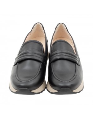 Mocasín Negro Piel Tallas Grandes 475GA