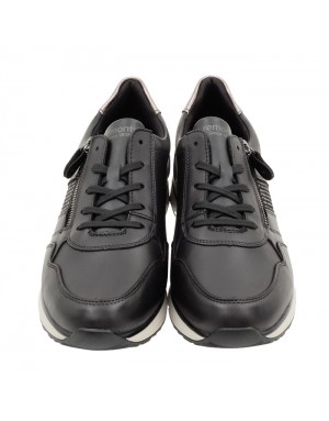 Deportivo Negro Piel Tallas Grandes IN35RZ