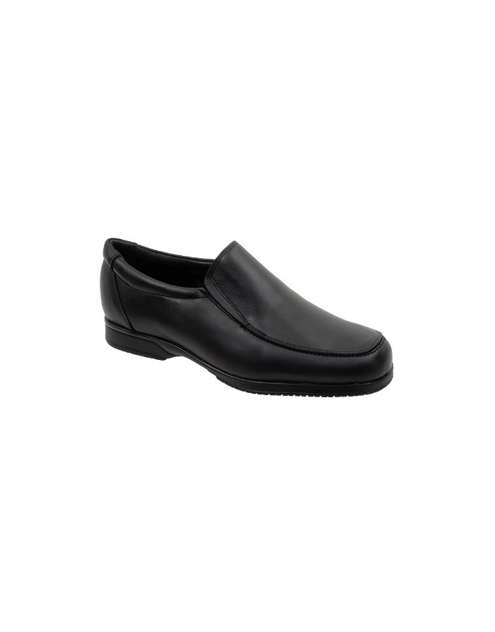 Mocasín Sport Negro Piel Tallas Grandes 6605CLA