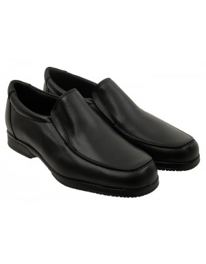 Mocasín Sport Negro Piel Tallas Grandes 6605CLA