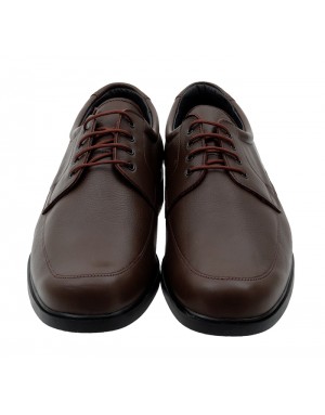 Zapato Sport Chocolate Piel Tallas Grandes 6608CLA