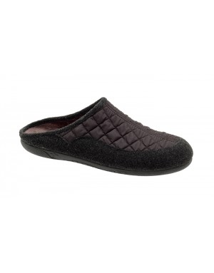 Zapatilla Abierta Negra Tallas Grandes 0639AL
