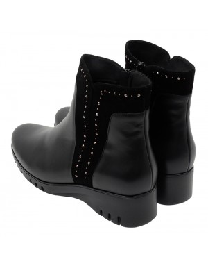 Botín Sport Negro Piel Tallas Grandes 5902PS