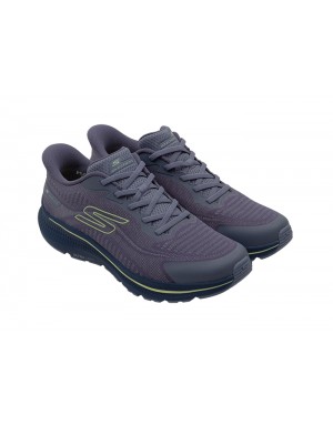 Deportivo Slip In Gris Azul Tallas Grandes SK52