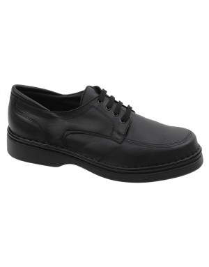 Zapato Ancho Especial Negro Piel Tallas Grandes 2000CF