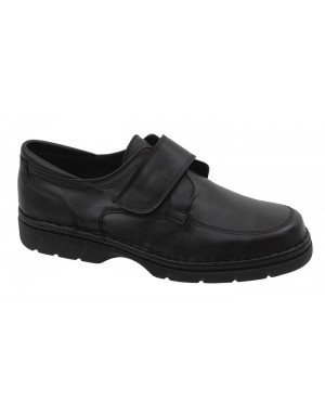 Zapato Velcro Negro Piel Tallas Grandes 2003CF