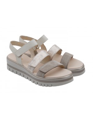 Sandalia Sport Beige-Oro Tallas Grandes 620GA