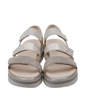 Sandalia Sport Beige-Oro Tallas Grandes 620GA