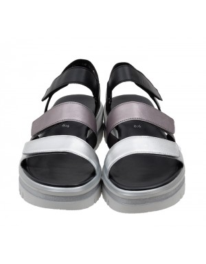 Sandalia Sport Negra-Plata Tallas Grandes 620GA