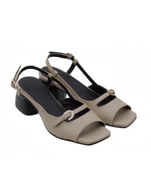 Sandalia Taupe Piel Tallas Pequeñas 8367PD