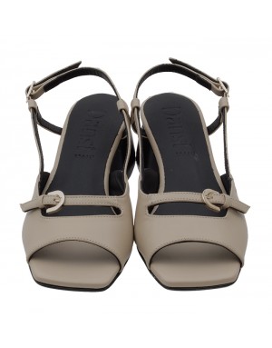 Sandalia Taupe Piel Tallas Pequeñas 8367PD