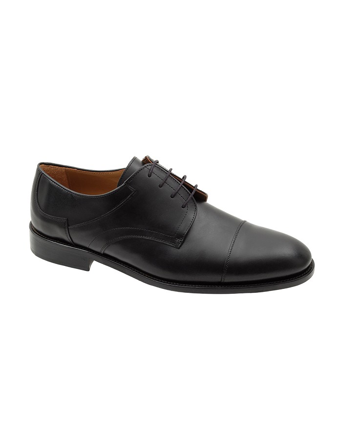 Zapato Vestir Negro Piel Tallas Grandes 1071PC