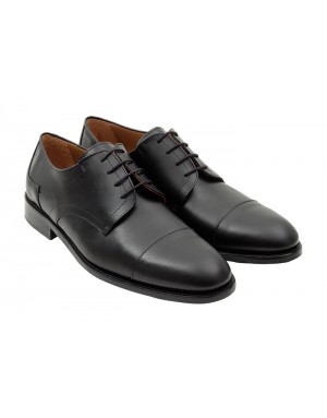 Zapato Vestir Negro Piel Tallas Grandes 1071PC