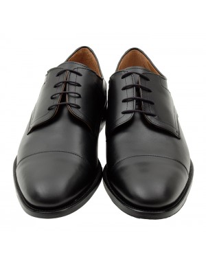 Zapato Vestir Negro Piel Tallas Grandes 1071PC