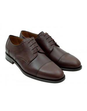 Zapato vestir Cacao Piel Tallas Grandes 1071PC