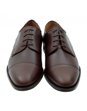 Zapato vestir Cacao Piel Tallas Grandes 1071PC