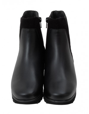 Botín Sport Negro Piel Tallas Pequeñas 2658PPS