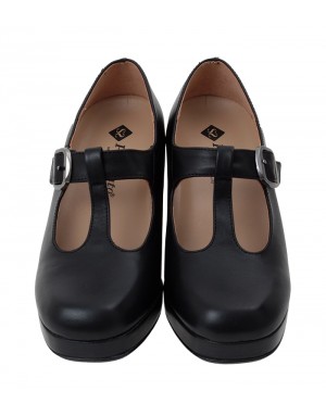 copy of Mercedes Vestir Negra Piel Tallas Pequeñas 5493PPS