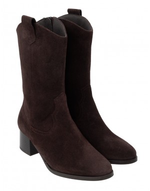 Bota Caoba Ante Tallas Pequeñas 5448PPS