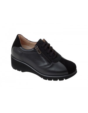 copy of Zapato Velcro Caoba Piel-Ante Tallas Pequeñas 5856PPS